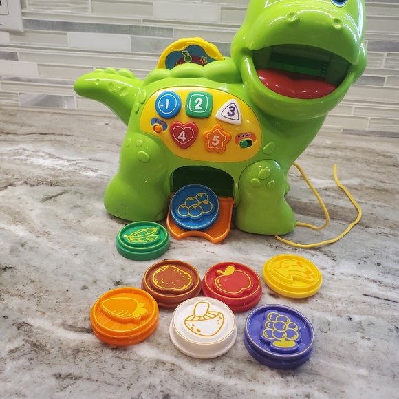VTech Chomp and Count Dino, Green Dinasaur - Picture 5 of 9